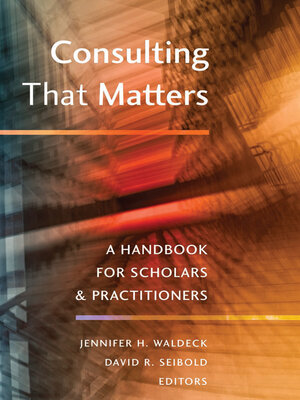 cover image of Consulting That Matters